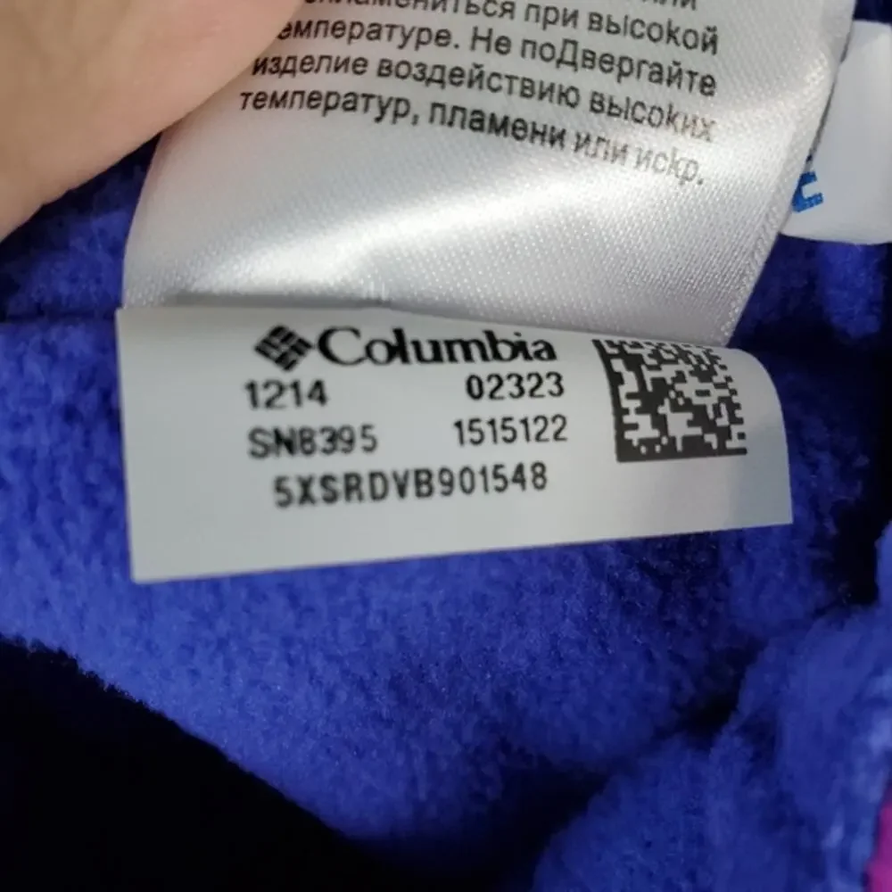 Columbia Double Trouble Reversible Insulated Microfleece Snow Pants Size 6-12M